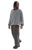 Isa Boulder Knitcheck Long Sleeves Polo Shirt - Slate - Thumbnail 2