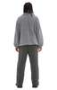 Isa Boulder Knitcheck Long Sleeves Polo Shirt - Slate - Thumbnail 3