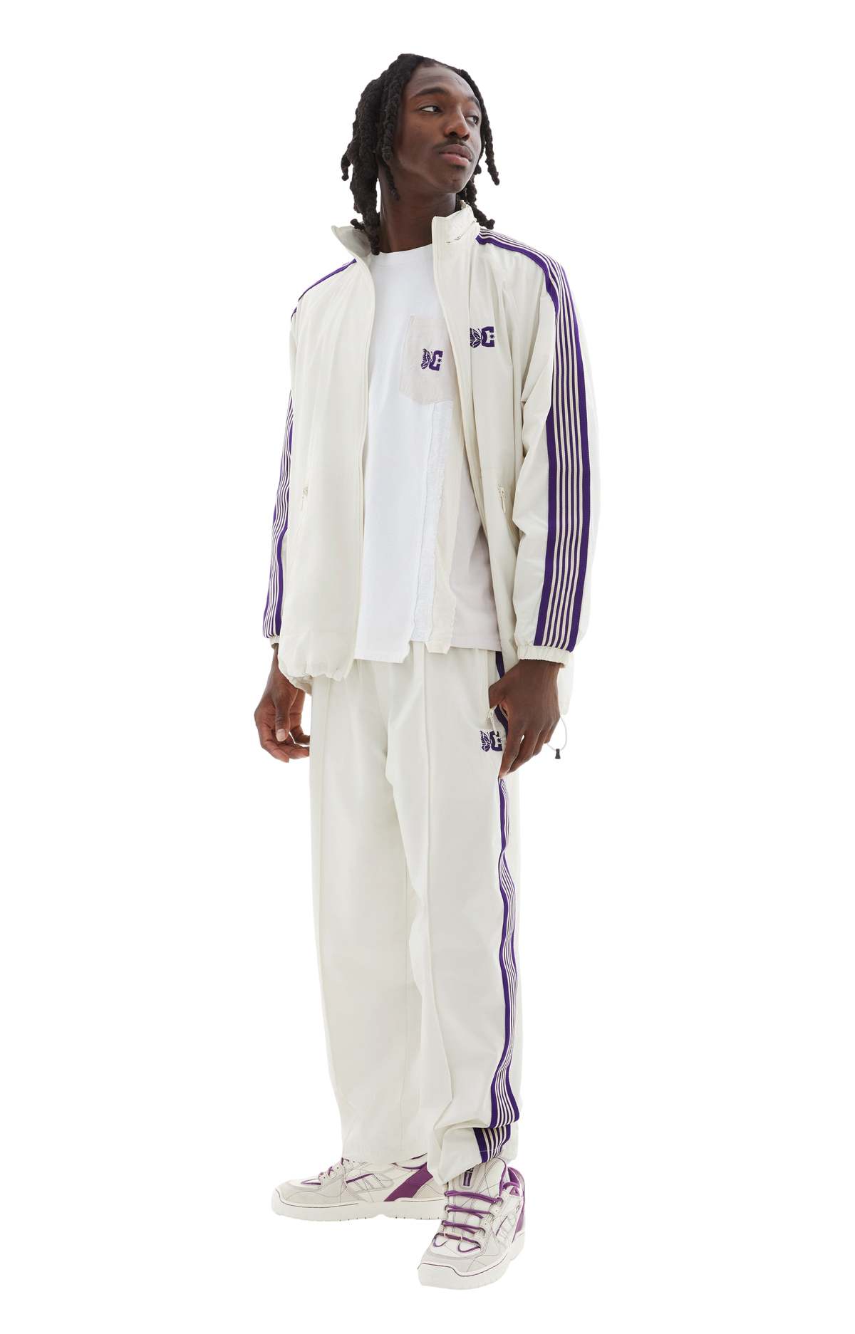Needles x DC Shoes Jog Jacket - Ivory | Garmentory