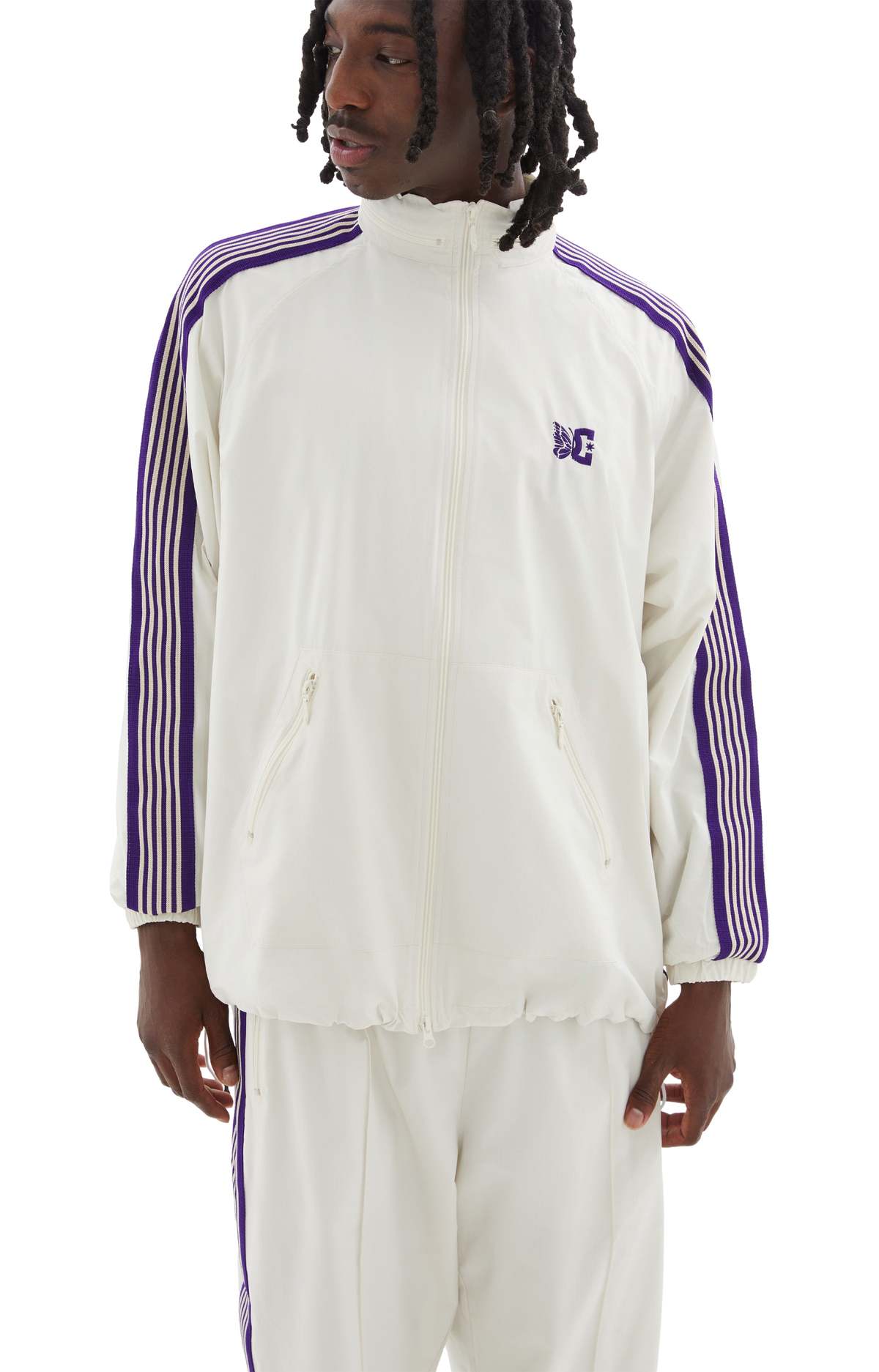 Needles x DC Shoes Jog Jacket - Ivory | Garmentory