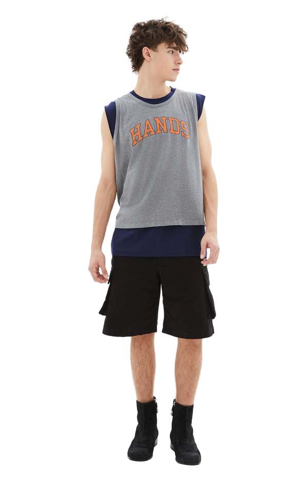 Our Legacy Reversible Gravity Tank Top - Navy/Grey | Garmentory