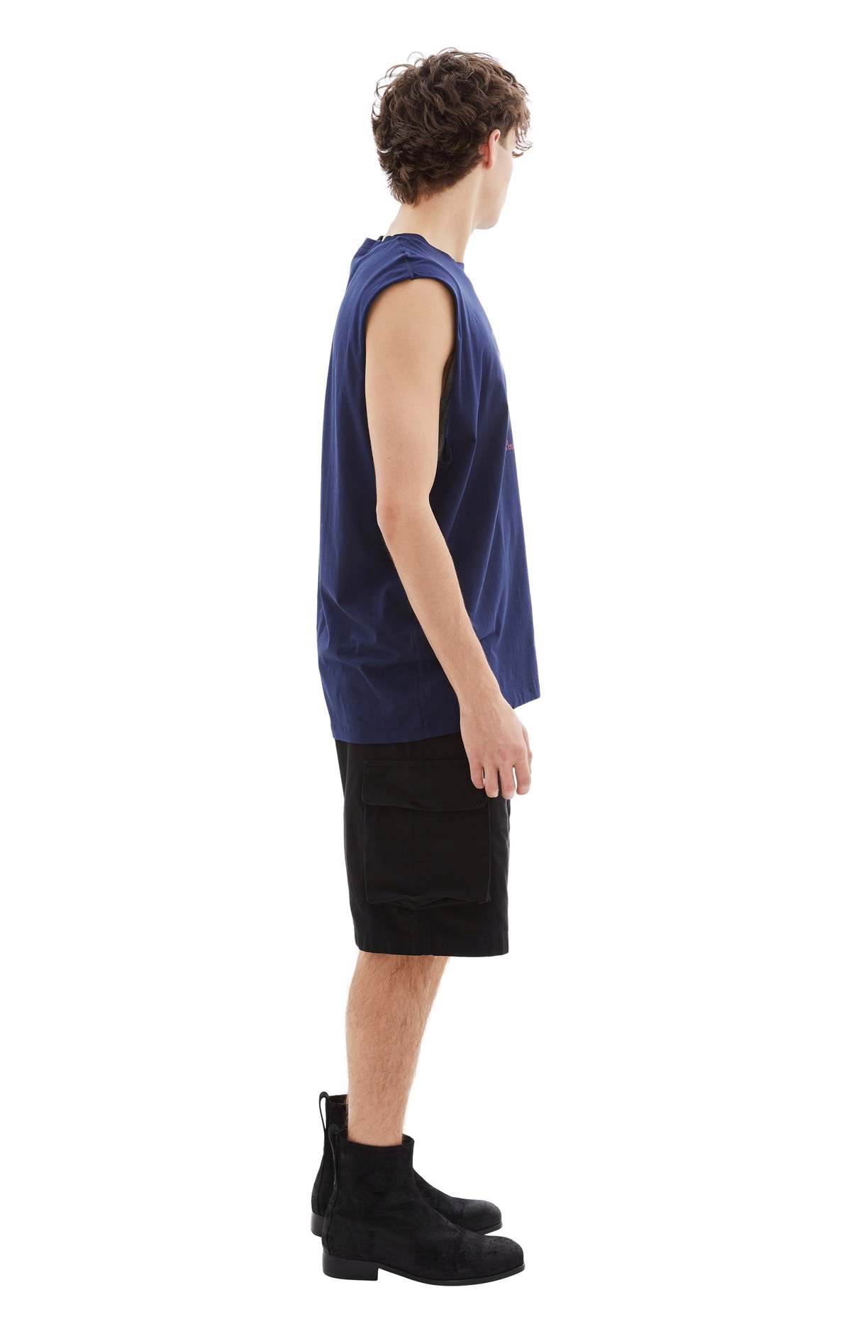 Our Legacy Reversible Gravity Tank Top - Navy/Grey | Garmentory