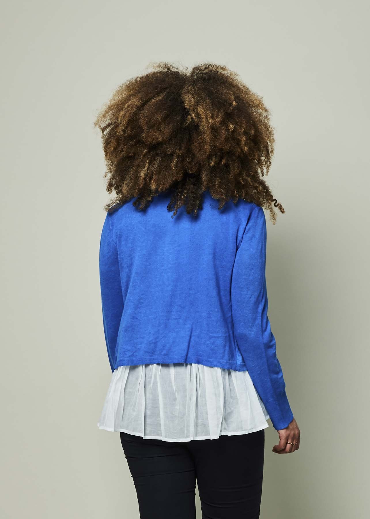 frill cardigan