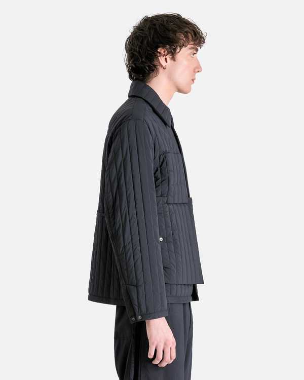 CRAIG GREEN Quilted Worker Jacket - Black | Garmentory