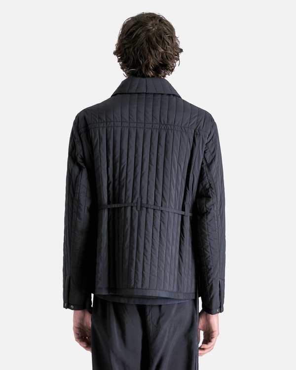 CRAIG GREEN Quilted Worker Jacket - Black | Garmentory