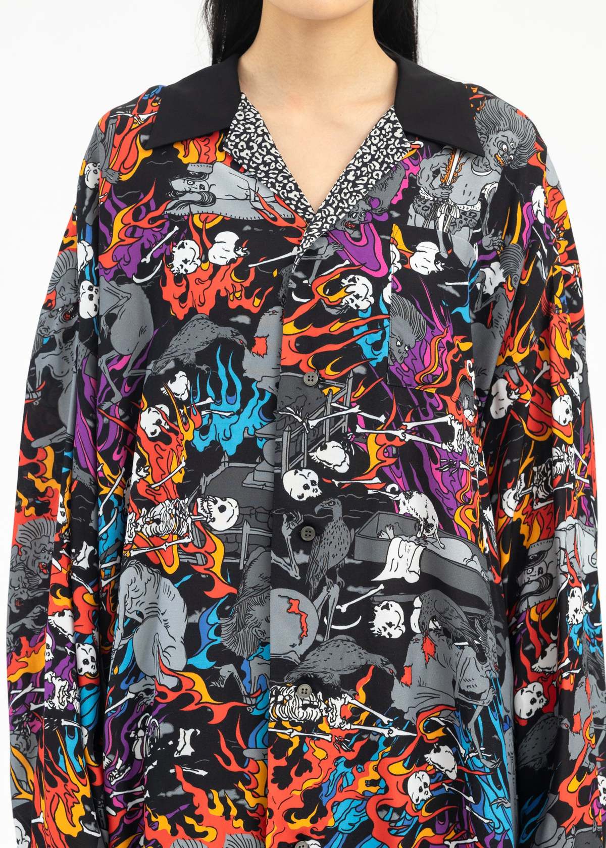Kidill HUNGRY GHOST HAWAIIAN SHIRT - Multi | Garmentory