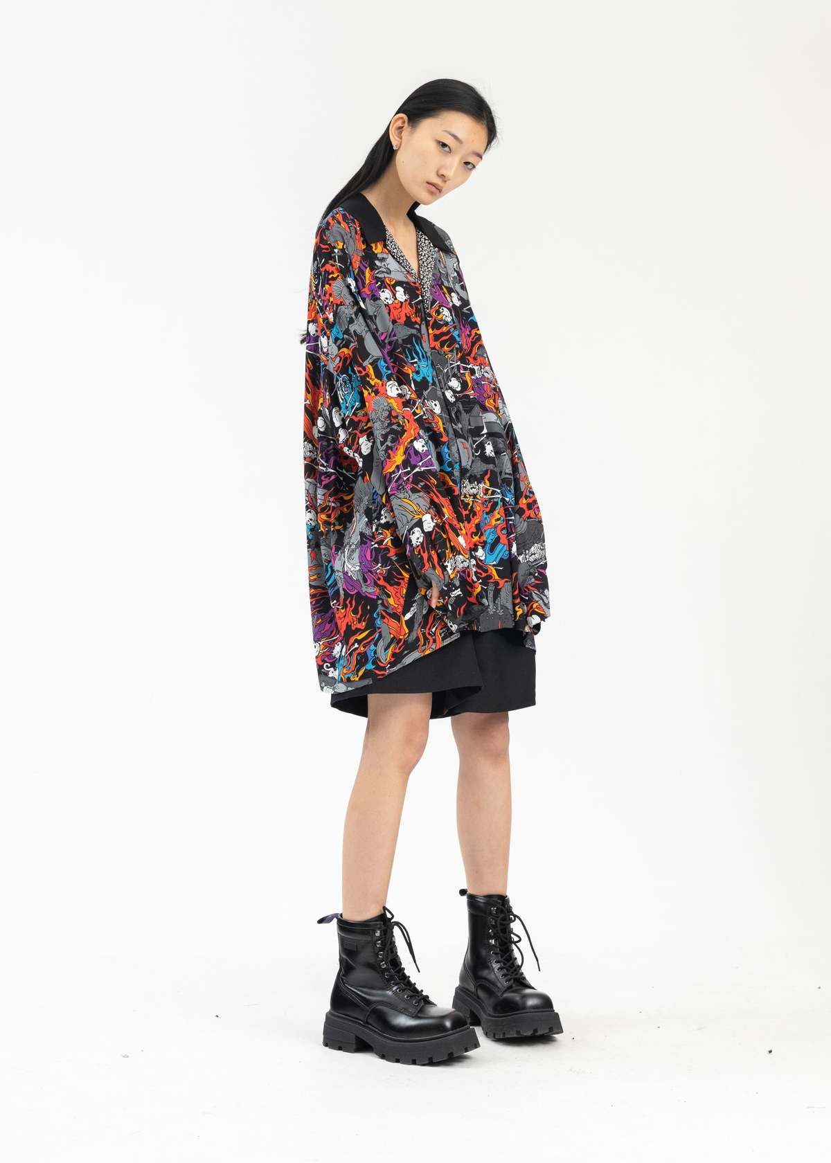 Kidill HUNGRY GHOST HAWAIIAN SHIRT - Multi | Garmentory