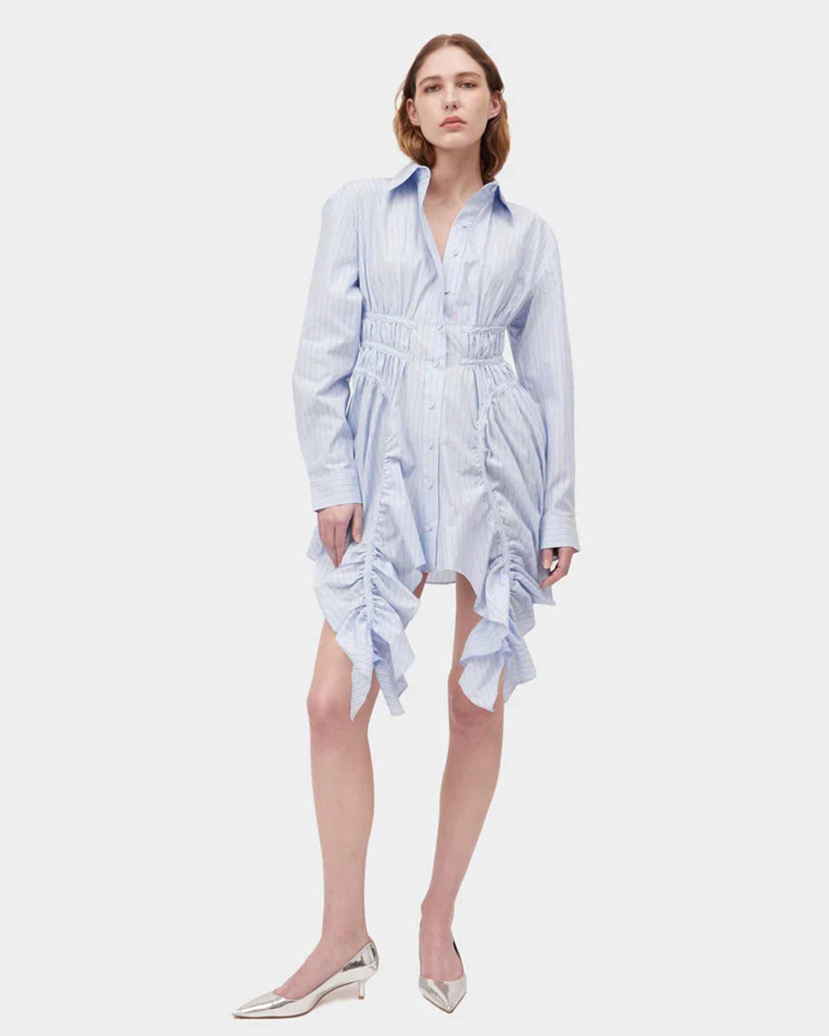 aknvas blue dress The Devyn Saxe dress 0