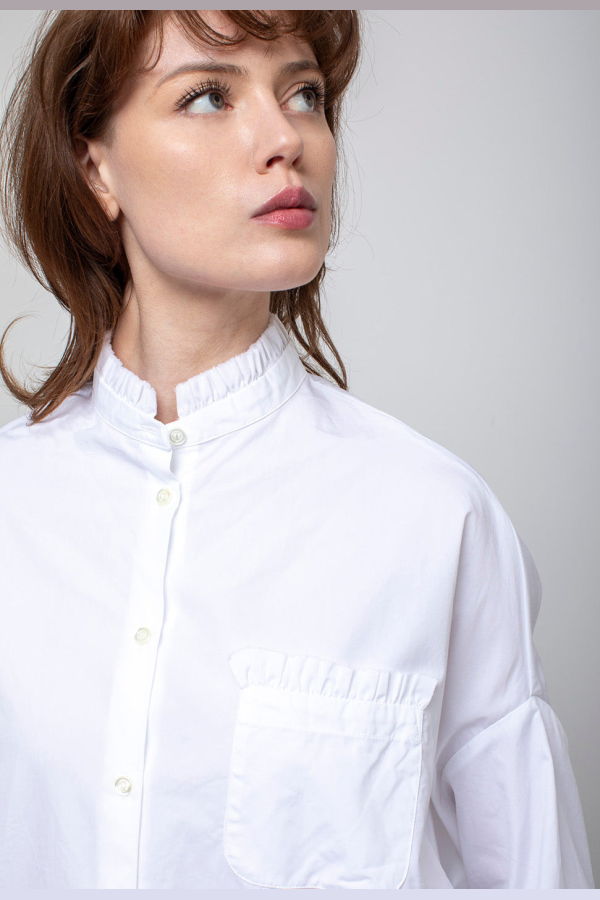 Gallego Desportes Lucia Striped Oversized Shirt