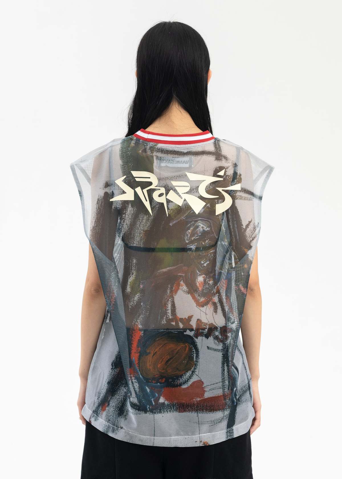 NAMESAKE IVERSON CHAUNCEY GRID MESH TANK - MULTICOLOR | Garmentory