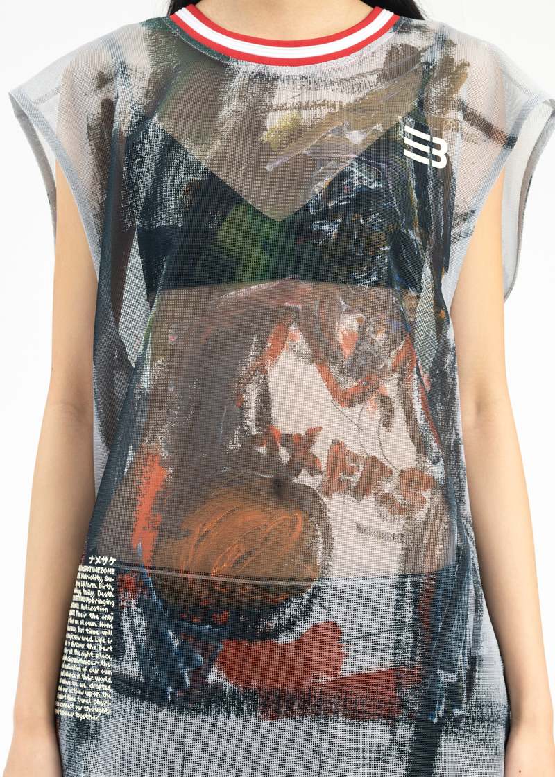 NAMESAKE IVERSON CHAUNCEY GRID MESH TANK - MULTICOLOR | Garmentory