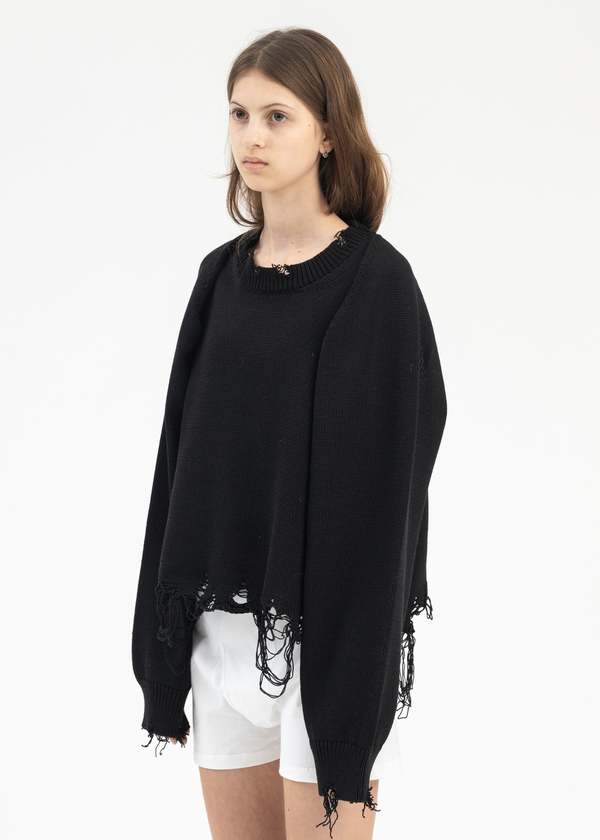 トップス doublet 2WAY SLEEVE SWEATER 楽天市場】doublet 2WAY SLEEVE SWEATER／アーバンリサーチ（URBAN
