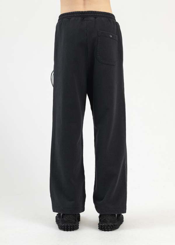 Doublet RCA CABLE EMBROIDERY SWEATPANTS - BLACK | Garmentory