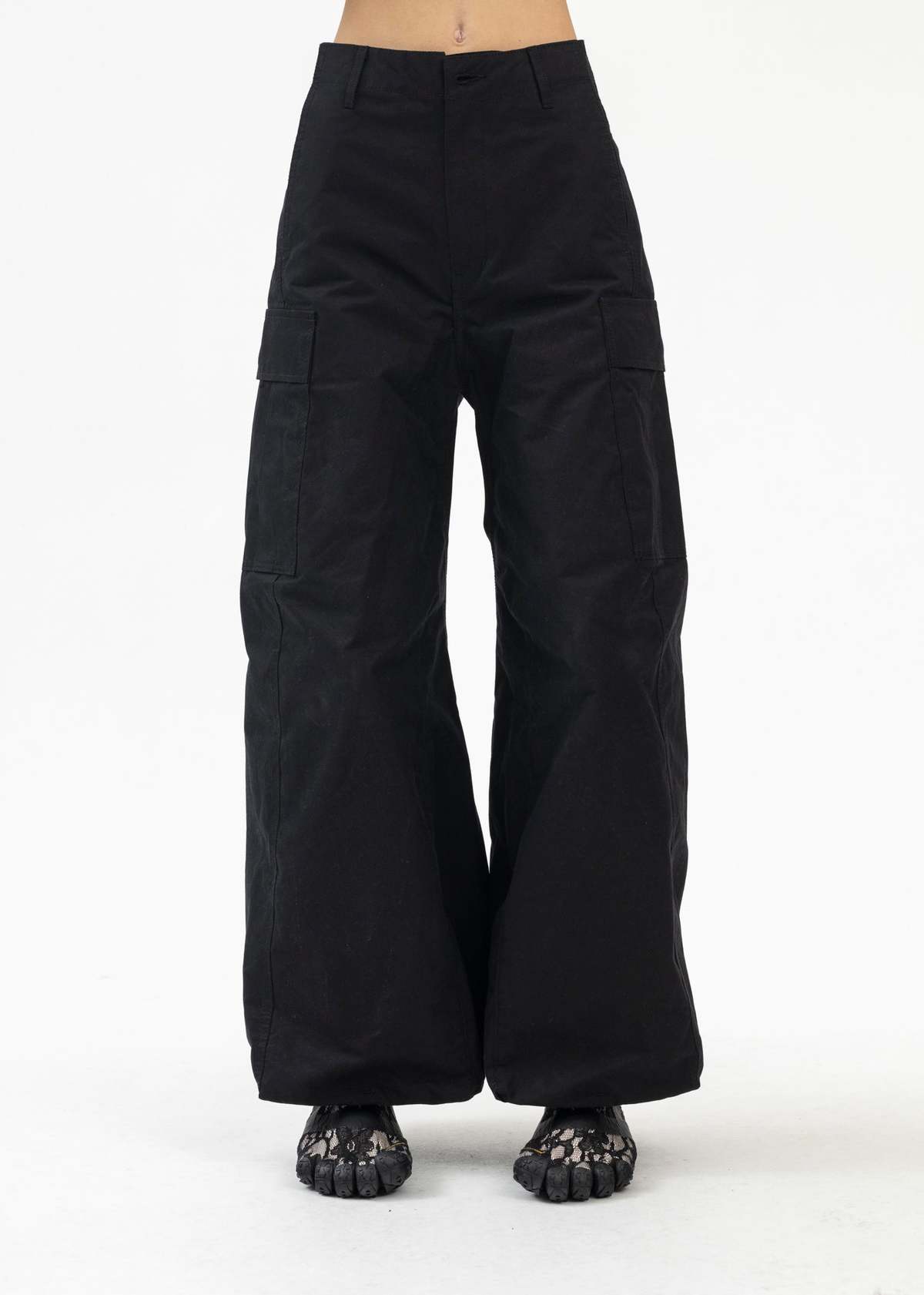 Doublet BLACK ROBOT LEGS CARGO PANTS - BLACK | Garmentory