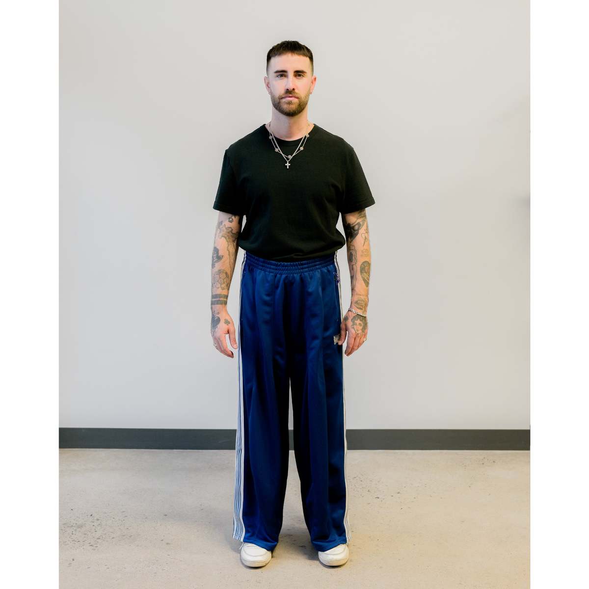Needles H.D. Track Pant - Poly Smooth Royal | Garmentory