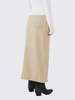 Filippa K Long Slit Denim Skirt - Beige/Overdyed - Thumbnail 3