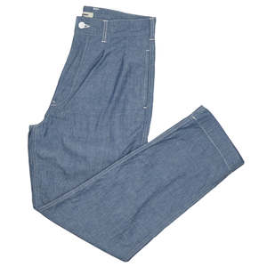 FOB Factory Chambray M52 Trousers - Blue | Garmentory