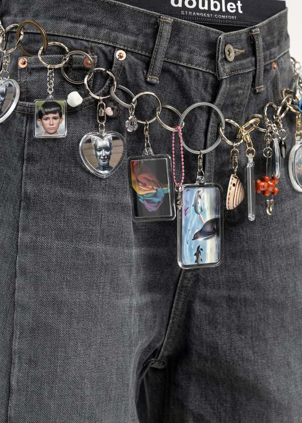 Doublet 10 Words Keychain - Multi | Garmentory