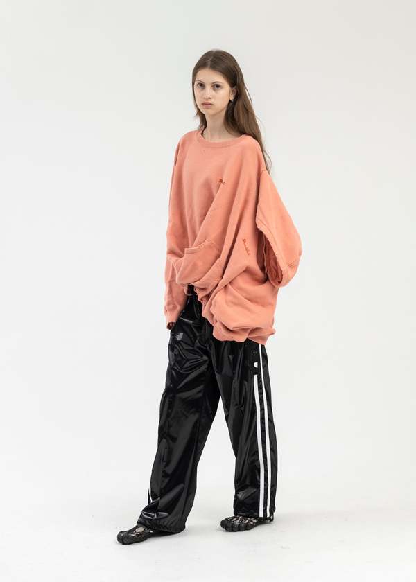 Doublet LAMINATE TRACK PANTS - BLACK | Garmentory