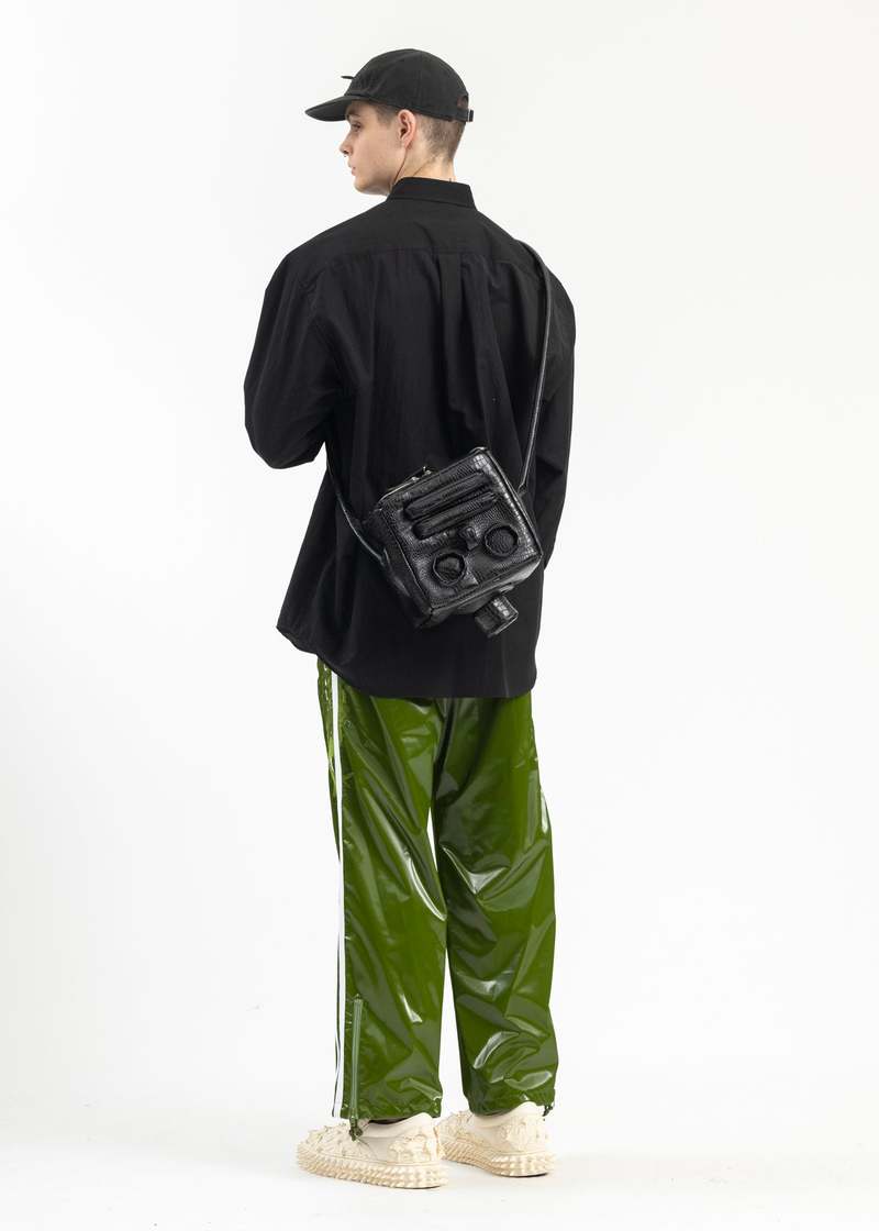 Doublet ROBOT HEAD BAG - BLACK | Garmentory