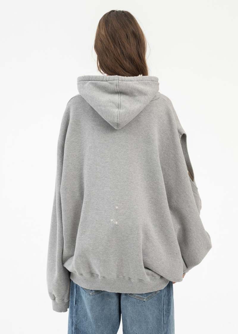 Doublet Ai Image Generation Mistake Hoodie - Grey | Garmentory