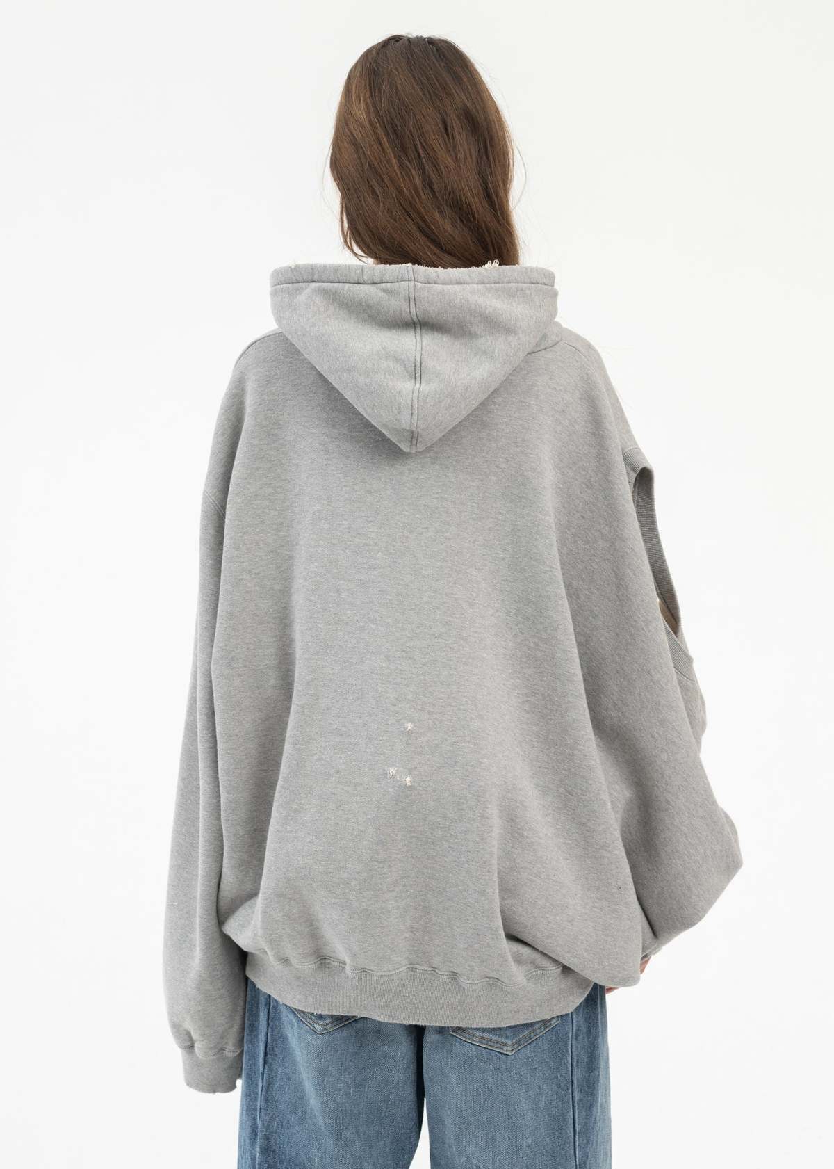 Doublet Ai Image Generation Mistake Hoodie - Grey | Garmentory