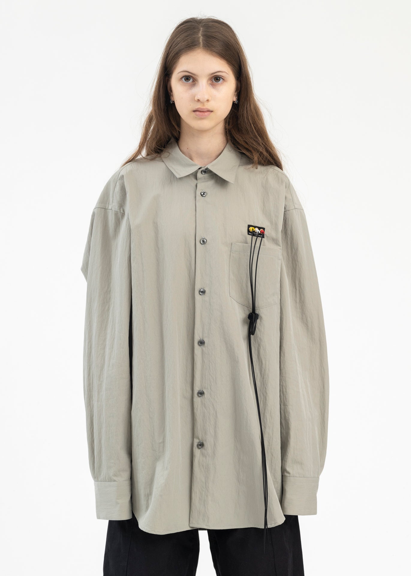 24ss doublet RCA CABLE EMBROIDERY SHIRT