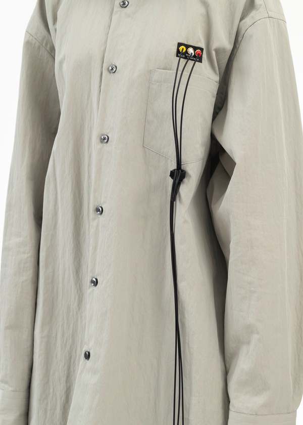 Doublet Rca Cable Embroidery Shirt - Grey | Garmentory