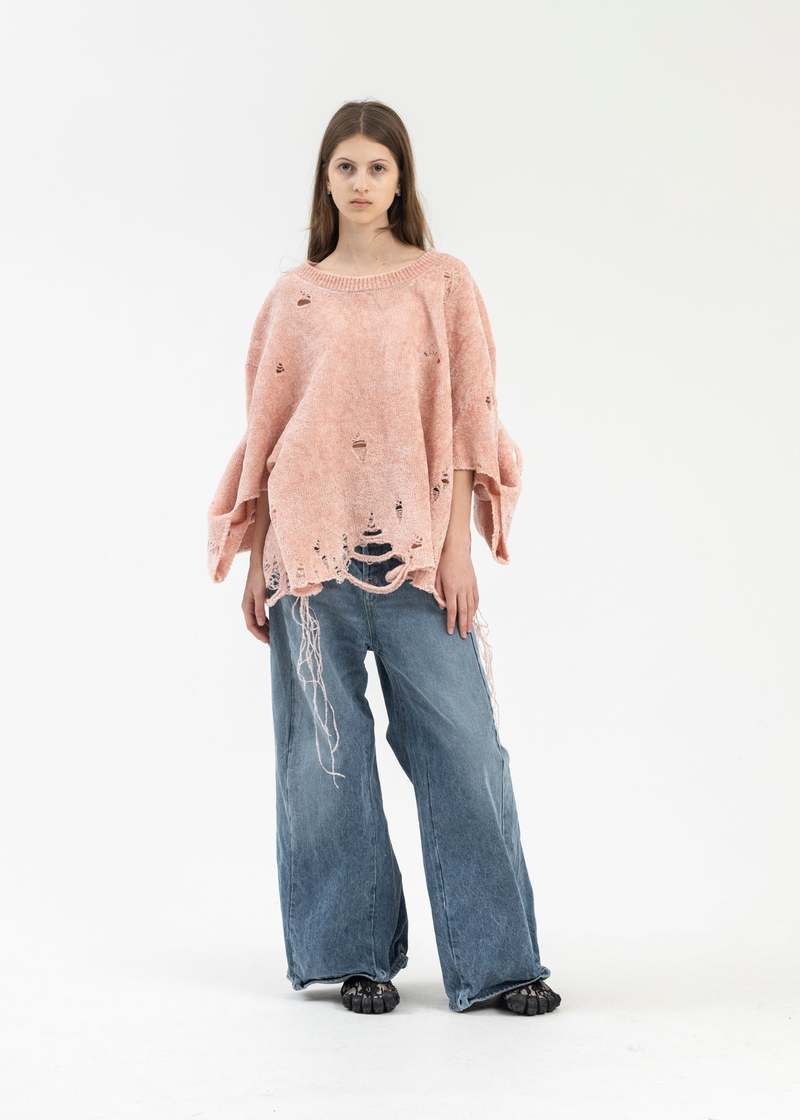Doublet Robot Legs Denim Pants - Indigo | Garmentory