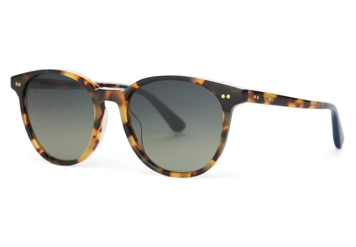TOMS Bellini sunglasses - polarized Toms TOMS BELLINI 10017414 Unisex Grey Lens Round Frame  main image 2
