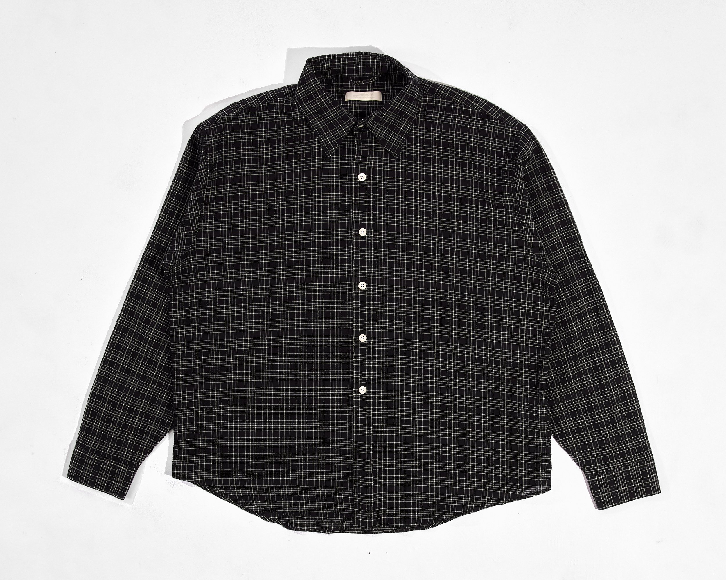 mfpen Vacation Shirt - Black Check | Garmentory