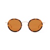 French Kiwis Nicolas unisex sunglasses - Tortoise/rose gold - Thumbnail 1