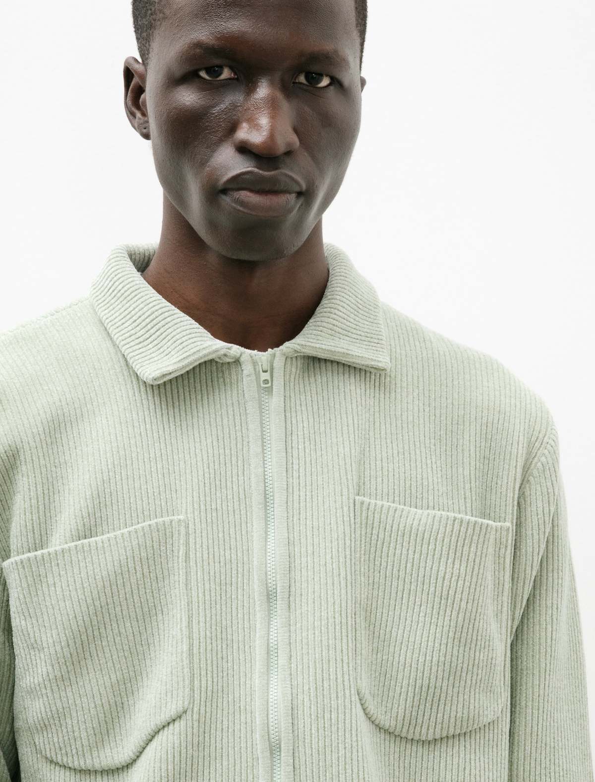 Phingerin Cordy Knit Jacket - Mint Green | Garmentory