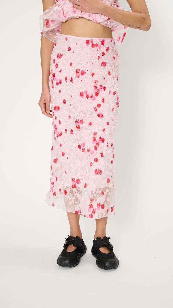 ミニスカート CECILIE BAHNSEN Women Mini Skirts 424RTW17013 CHESTNUT PINK 3.