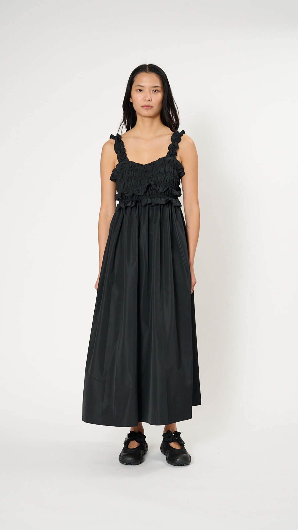 CECILIE BAHNSEN GIOVANNA DRESS 黒 未使用タグ付き