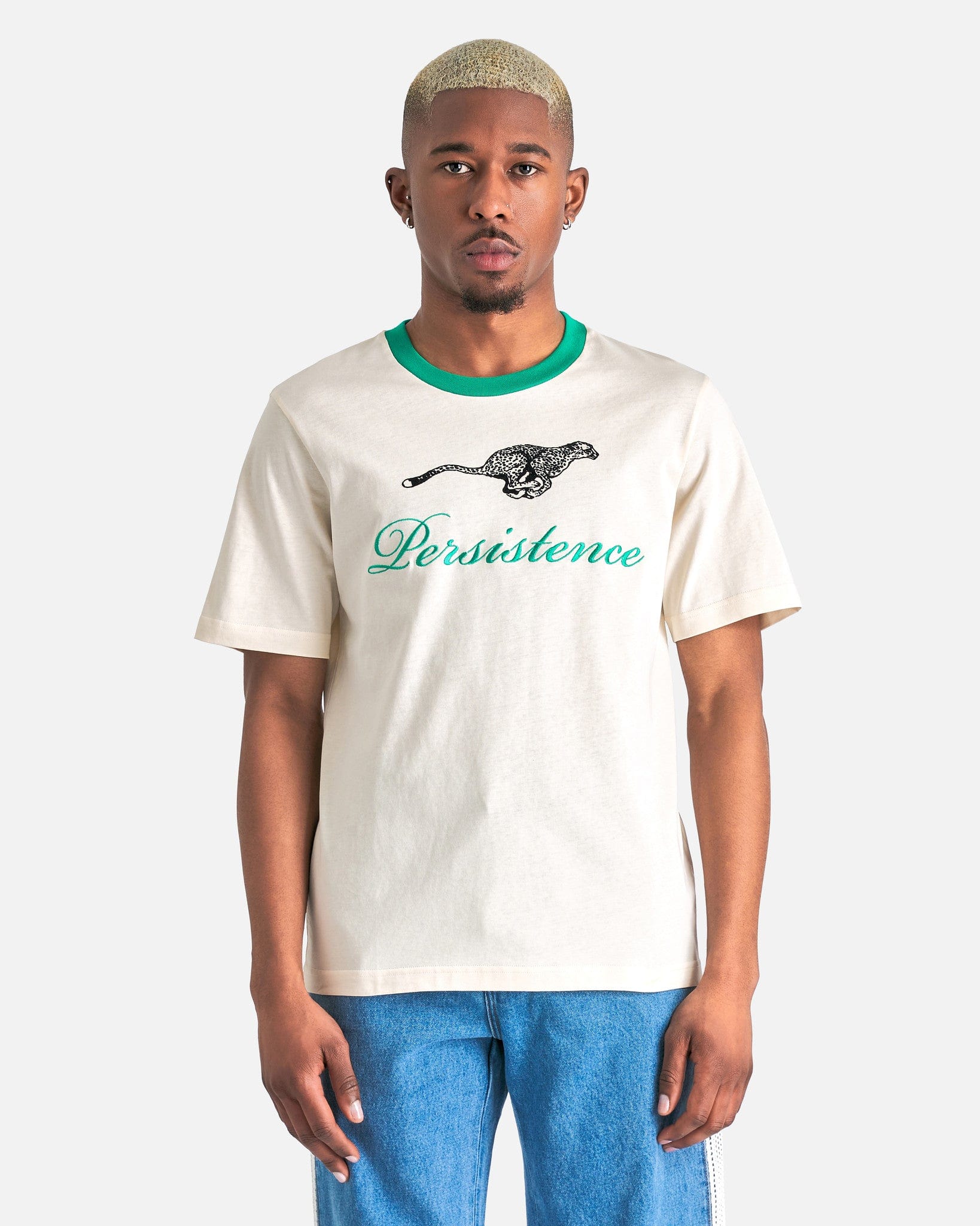 Wales Bonner Persistence T-Shirt - Ivory | Garmentory