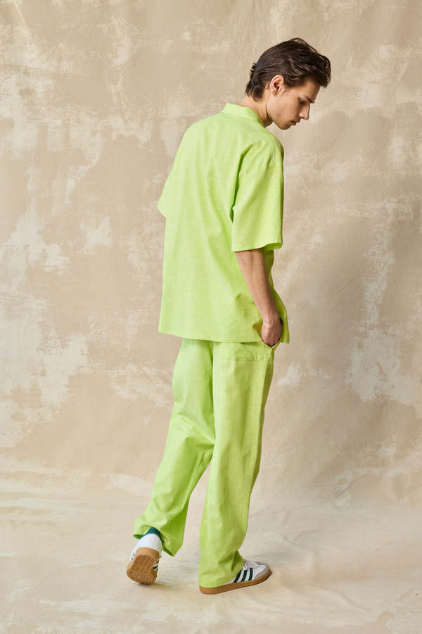 Devlyn Van Loon Column Pant - Lime