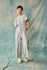 Devlyn Van Loon Tie Back Jumpsuit - Oyster - Thumbnail 3