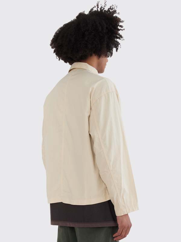 Stussy Military LS Overshirt - Bone | Garmentory