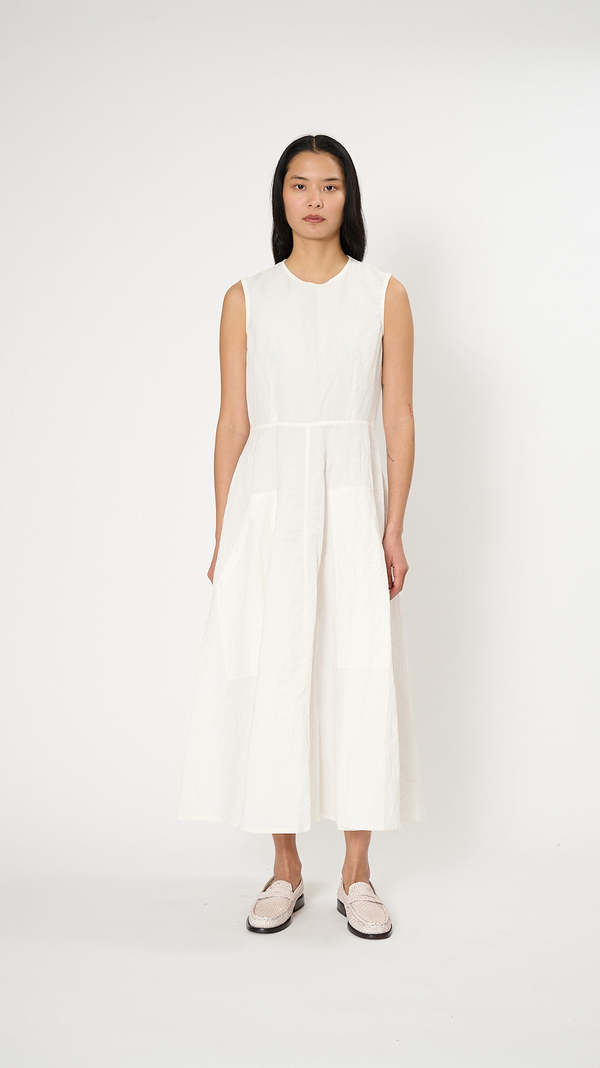 Sofie D'Hoore Dart Dress - Milk | Garmentory Sofie D'Hoore Dart Dress - Milk | Garmentory