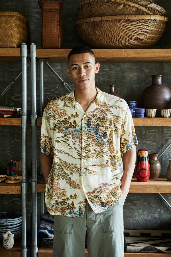 【新品】オアスロウ orSlow HAWAIIAN SHIRT サイズ2 orSlow Hawaiian Shirt, Yellow – Glasswing