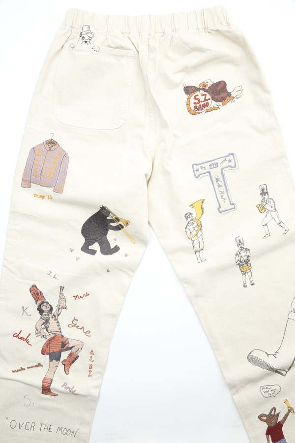 w*a様 Samuel Zelig【marching band pant】 Samuel Zelig Marching Band Pant | Ecru | Canoe Club