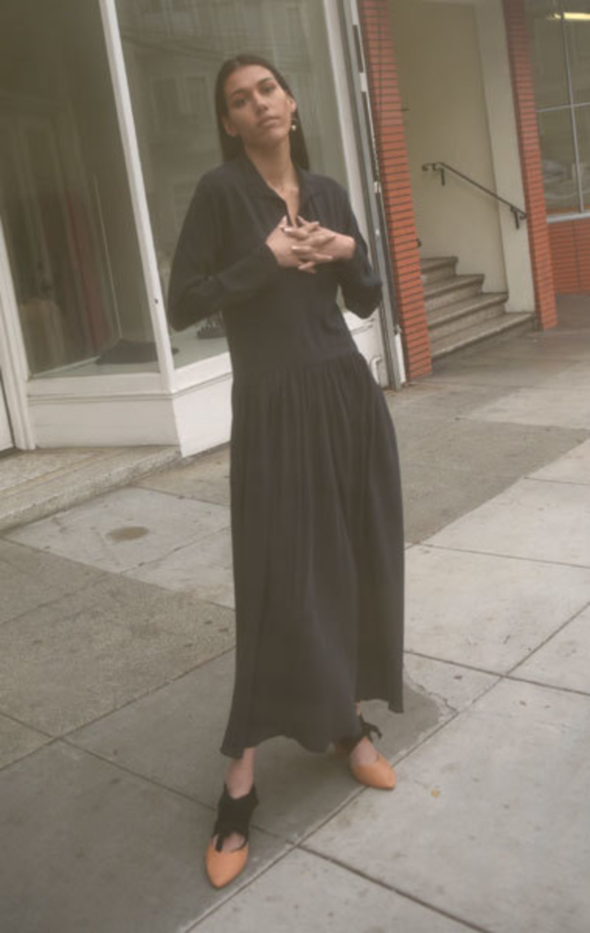 Ter et Bantine Washed Silk Dress - Image 1 of 5