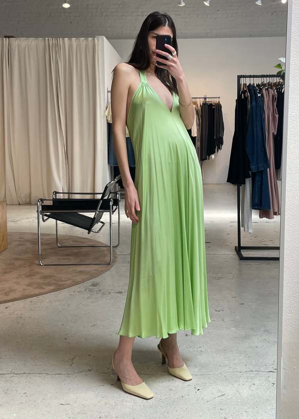 slim fit dress slacks Ilhabela Green | FRNCH | Dresses main image 1
