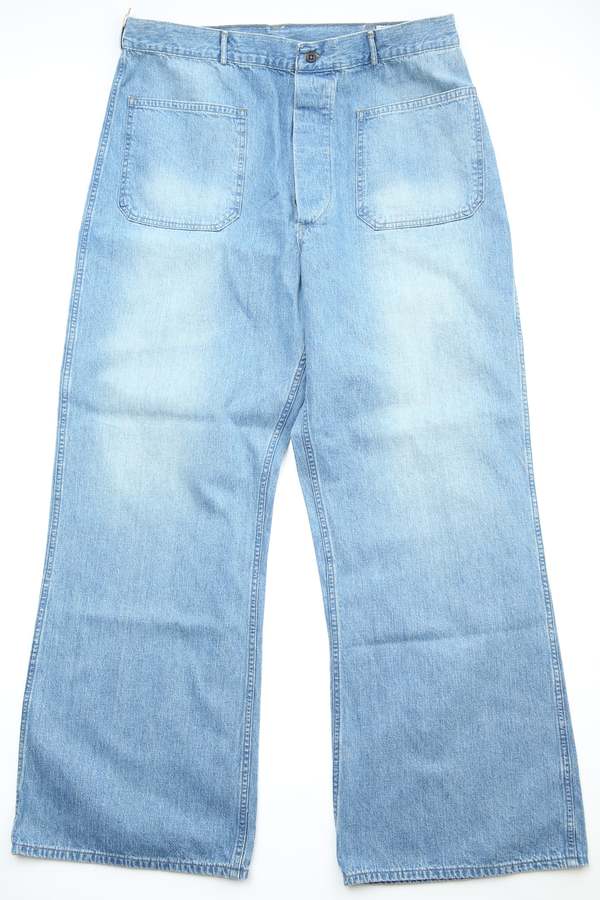 Denim Slim Sailor Pants