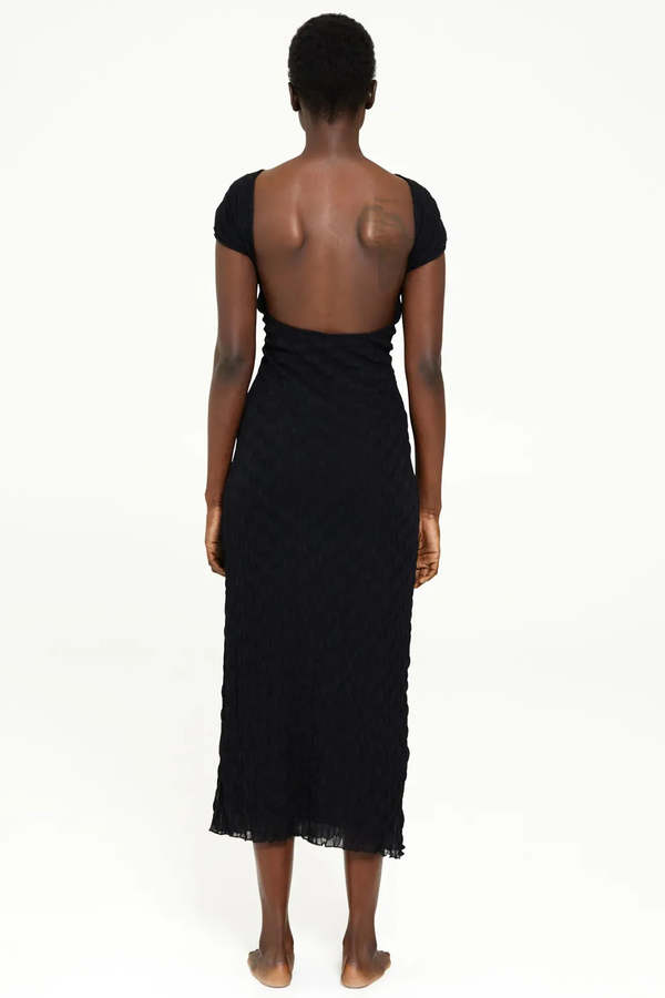 Second Skin Ross Cap Sleeve Midi Dress - Night | Garmentory