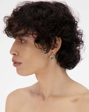 Justine Clenquet ALAN EARRINGS - GOLD | Garmentory
