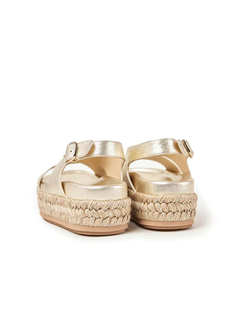 Paloma Barceló Francia Sandal - Champagne | Garmentory