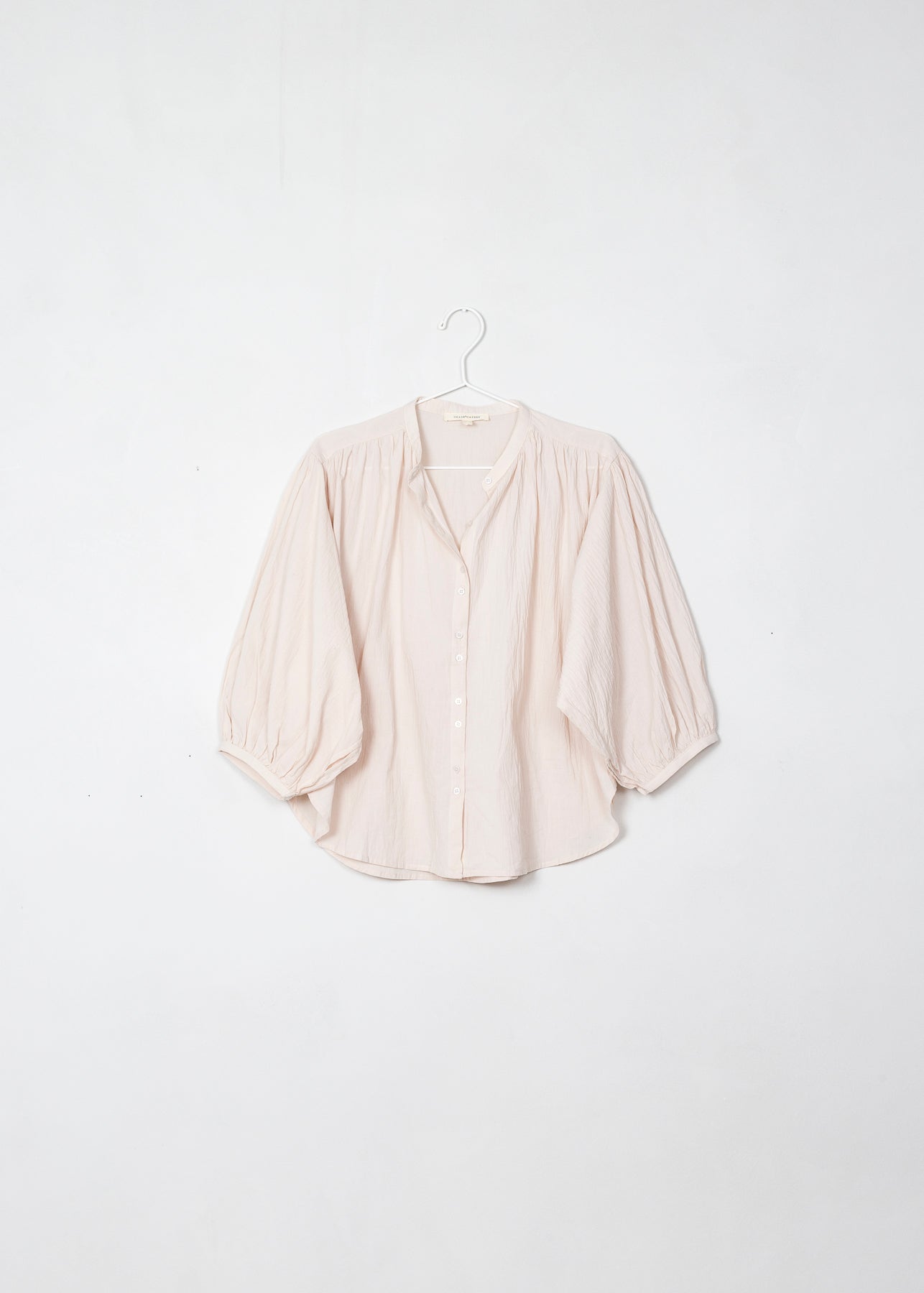 エシュペー　SP WIDE GATHER BLOUSE WIDE GATHER BLOUSE col.Ash White - Sleepy PEOPLE