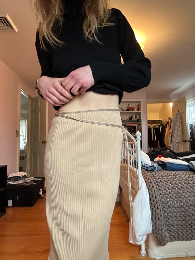 baserange brig skirt サイズXS Baserange ~ Black Brig Skirt | MAIMOUN